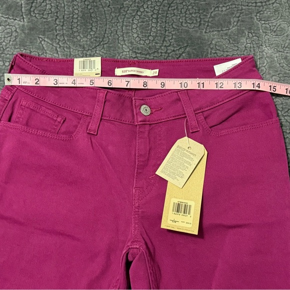 Levi's Women's Fuchsia Skinny Jeans - Picture 3 of 5